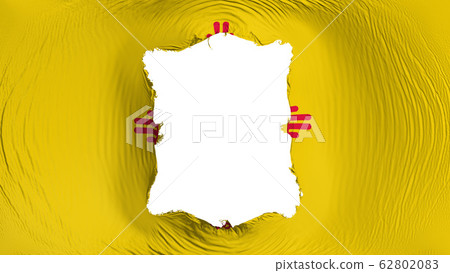 Square hole in the New Mexico state flag Square hole in the New Mexico state flag 62802083