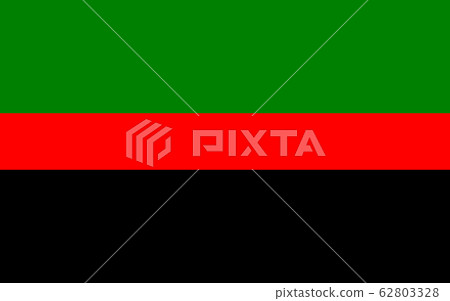 Republic of New Afrika flag in proportions 62803328