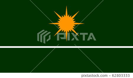 Republic of Ceara flag in proportions and colors 62803333