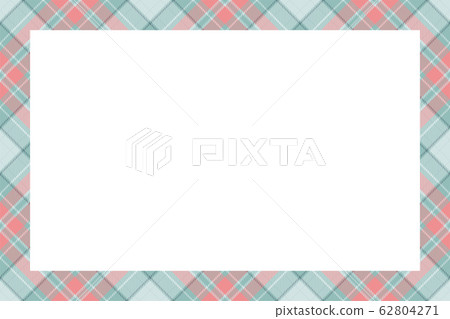 Vintage frame vector. Scottish border pattern Vintage frame vector. Scottish border pattern 62804271