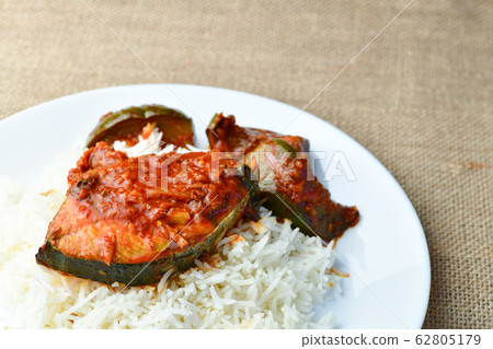 Malaysian Dish " Asam Pedas" 62805179