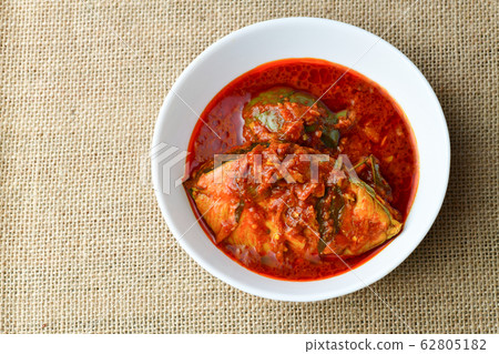 Malaysian Dish " Asam Pedas" 62805182