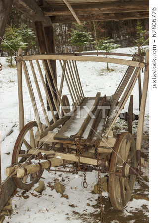 The carriage for horse in winter The carriage for horse in winter 62806726