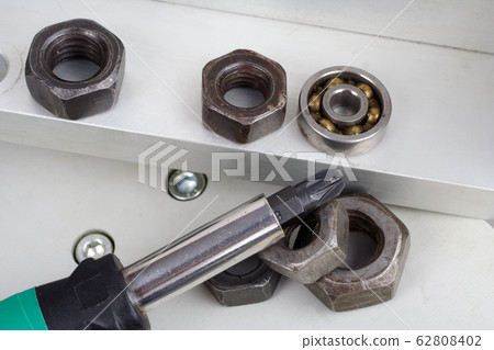 screwdriver, screw, nuts - industrial equipment 62808402