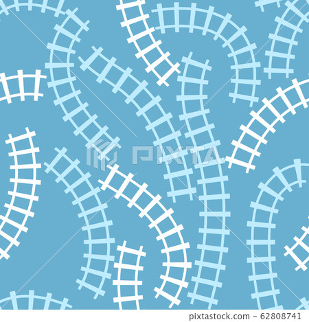 Seamless railroad background Seamless railroad background 62808741