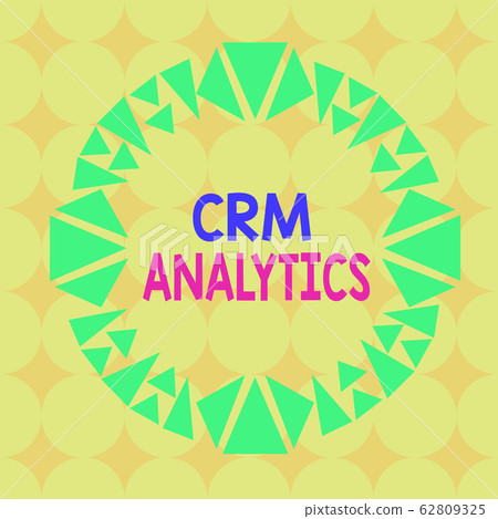 Handwriting text Crm Analytics. Concept meaning Handwriting text Crm Analytics. Concept meaning 62809325
