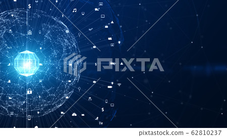 Technology Network Data Connection, Digital - Stock Illustration ...