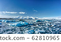 Drift ice from Vadnajokull Glacier, Iceland 62810965
