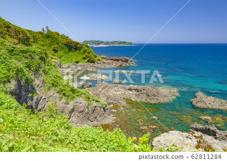 Scenery seen from Kongozaki, Suzu City, Ishikawa Prefecture 62811284