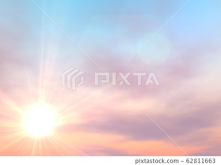 Sky, sun, morning sun, dawn 62811663