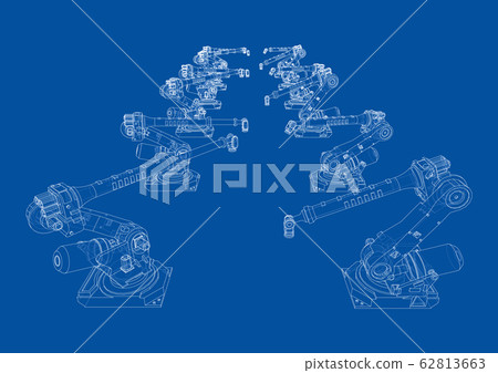 A industral robots manipulators A industral robots manipulators 62813663