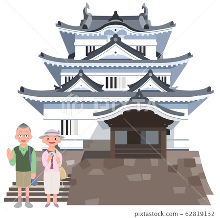 宇和島城堡和高級情侶旅行者 宇和島城堡和高級情侶旅行者 62819132
