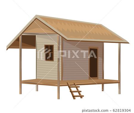 straw hut vector design 62819304