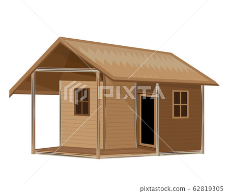 straw hut vector design 62819305