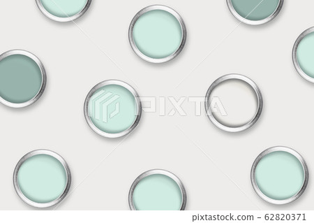 Pattern with color paint cans. Pattern with color paint cans. 62820371