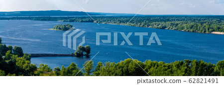 Panoramic view of the Dnieper river. Kanev, 62821491