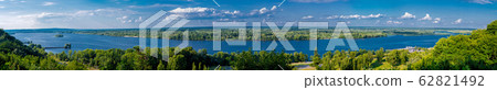 Panoramic view of the Dnieper river. Kanev, Panoramic view of the Dnieper river. Kanev, 62821492
