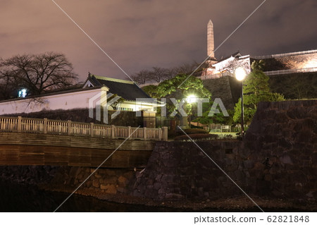 ■甲府城堡■舞鶴城公園■陽光■山梨縣■冬天 ■甲府城堡■舞鶴城公園■陽光■山梨縣■冬天 62821848