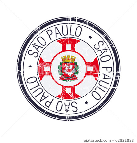 City of Sao Paulo, Brazil vector stamp City of Sao Paulo, Brazil vector stamp 62821858