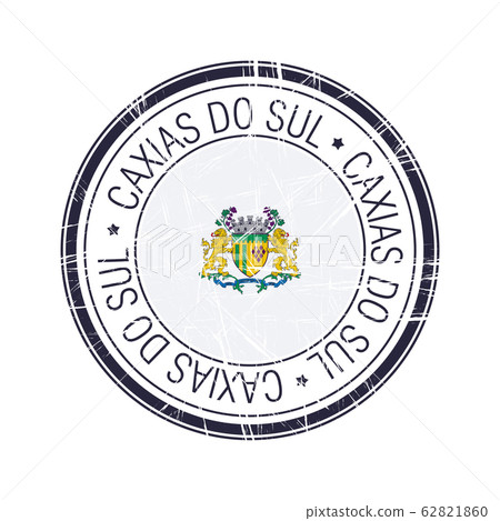 City of Caxias do Sul, Brazil vector stamp 62821860