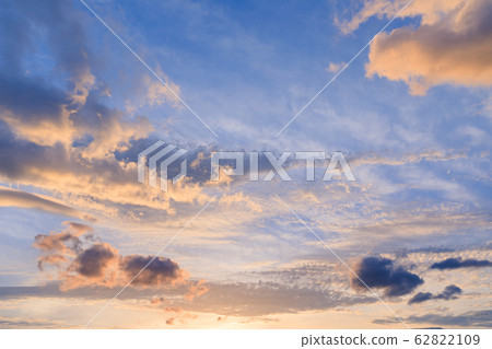 夕陽的天空形象 62822109
