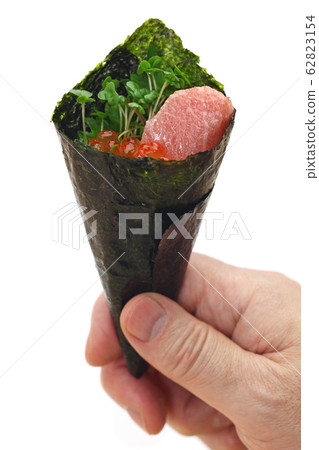 手捲壽司，Toro和Ikura 62823154