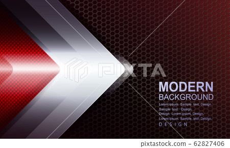 Beautiful dark burgundy design with mesh and arrows in white and red 62827406