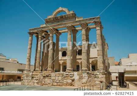 Marble columns in the Temple of Diana at Merida Marble columns in the Temple of Diana at Merida 62827415