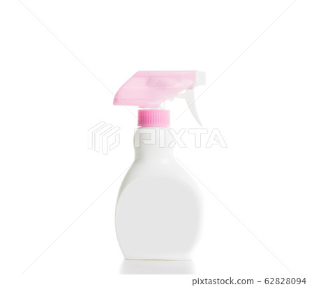 Spray Pistol Cleaner Plastic Bottle Pink Isolate 62828094