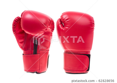 Red boxing gloves isolate Red boxing gloves isolate 62828656