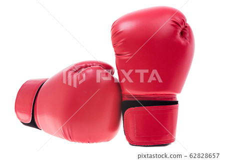 Red boxing gloves isolate Red boxing gloves isolate 62828657