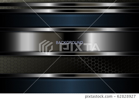 Dark mesh composition with texture frames in blue with a brilliant border 62828927