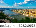 Hungary-Danube river and Budapest cityscape 62828952