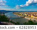 Hungary-Danube river and Budapest cityscape 62828953