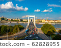 Hungary-Danube river and Budapest cityscape 62828955