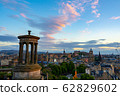 Scotland Edinburgh Calton Hill Sunset dugald stewart monumen 62829602
