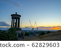 Scotland Edinburgh Calton Hill Sunset dugald stewart monumen 62829603