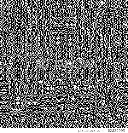 Background made of randomly distributed black and white squares. Seamless tile and backdrop with the design of a random computer generated texture and patterns. Illustration. Vector. 62829995