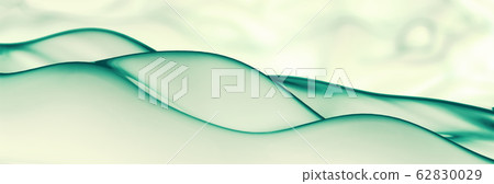 Abstract Wavy Background Panoramic green water Abstract Wavy Background Panoramic green water 62830029