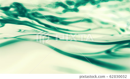 Abstract Wavy Background Closeup green water 62830032