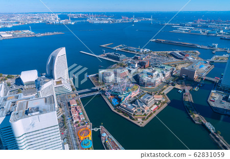 日本橫濱城市景觀新冠狀病毒鑽石公主（屏幕）= 2020年2月9日 62831059