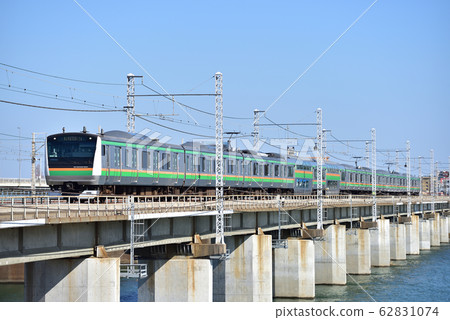 東海道本線茅崎平塚JR東3000系列E233 3000 U620編隊（小山） 62831074