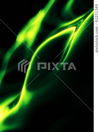 Abstract Wavy A4 Background neon green Abstract Wavy A4 Background neon green 62831349