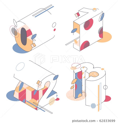 Funny colored isometric numbers sequence from zero 62833699