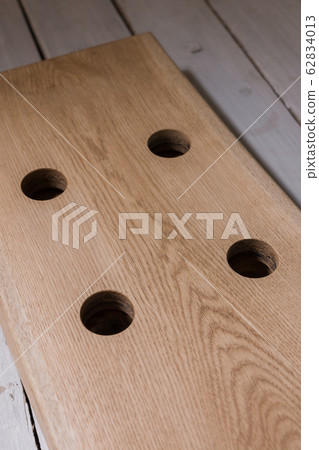 Stand for wine from wood in loft style Stand for wine from wood in loft style 62834013