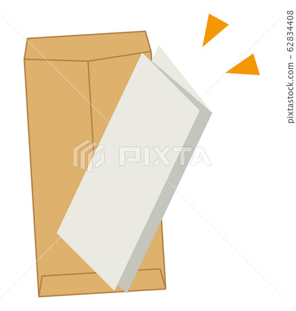 Envelope and paper 62834408