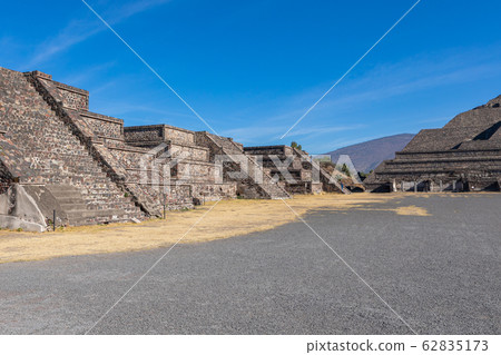 The Pyramids in ancient city of Teotihuacan in Mexico. The Pyramids in ancient city of Teotihuacan in Mexico. 62835173