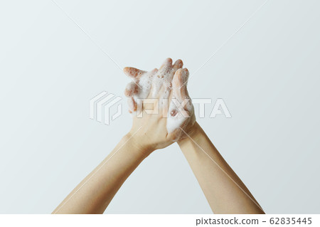 Hand cleaning, hand washing to prevent infection 62835445