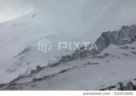 View from Cotopaxi volvcano during trekking trail. 62835688