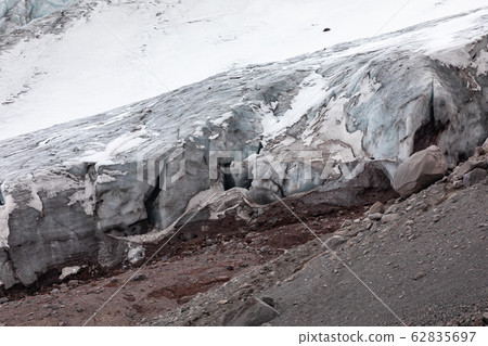 View from Cotopaxi volvcano during trekking trail. View from Cotopaxi volvcano during trekking trail. 62835697
